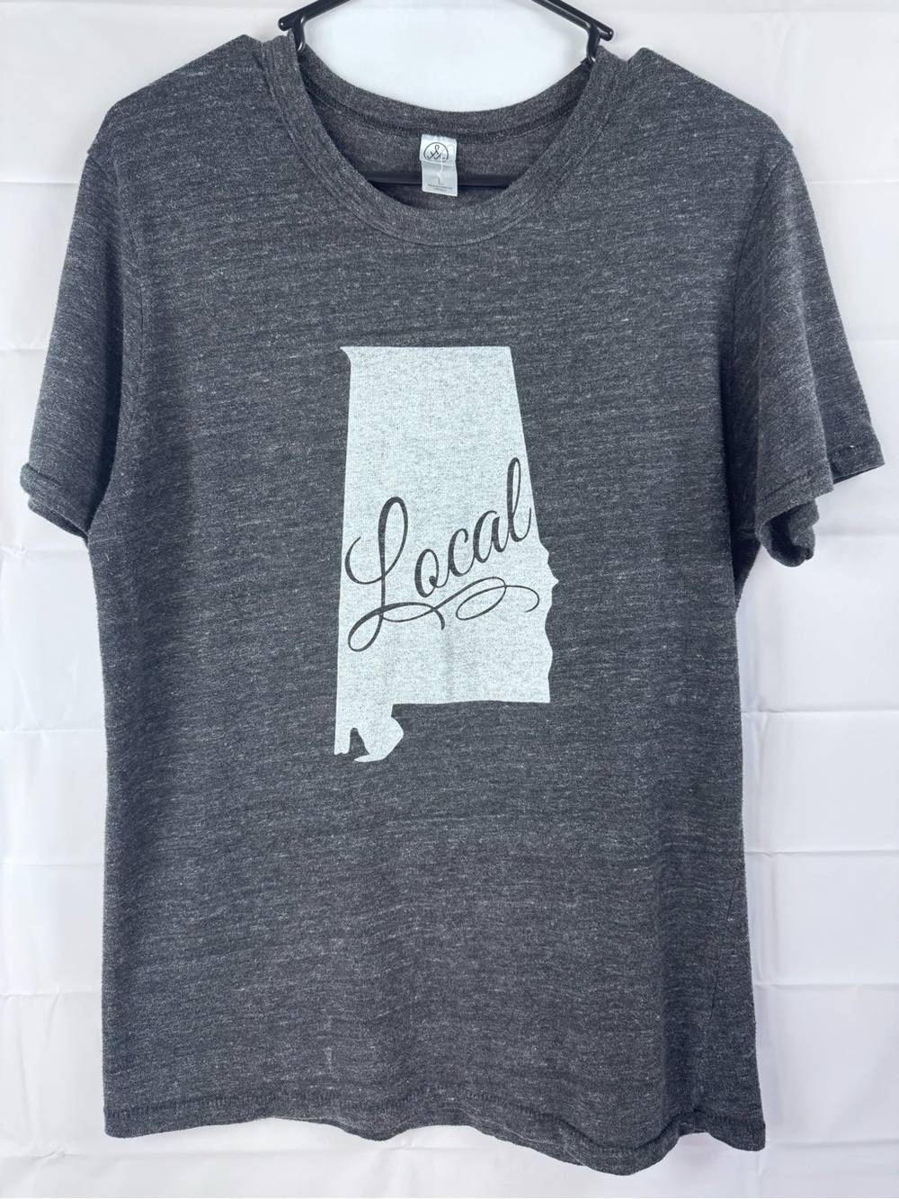 Alternative Dark Gray Graphic 'Local' Alabama Tee